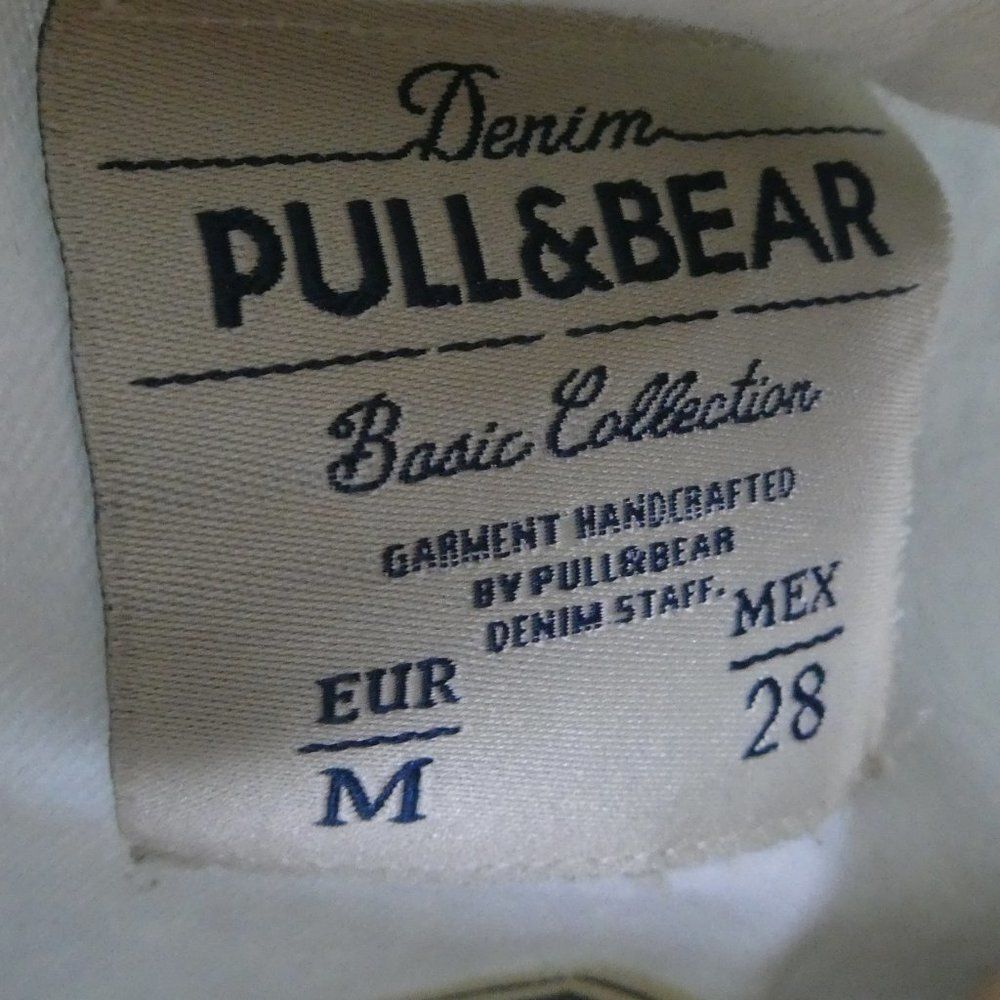 Pull & Bear Denim Button Up Sleeveless Shirt Ligh… - image 8